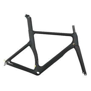 Full black color carbon fiber Internal cable aero road racing bike frame TT-X2