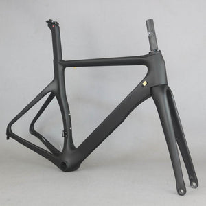 2021 new Aero design black color Disc carbon road bike frame carbon fibre racing disc bicycle frame700c bicycle TT-X3