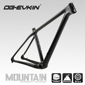 OG-EVKIN CF052 Carbon MTB Bike Frame Disc Brake 29er/27.5 BB92 UD matte Carbon mtb Frameset Bicycle 31.6mm 135xQR 142x12mm Disc