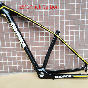 stock Full Carbon Disc Brake bicycle frame 26 27.5 29er Mountain Bike Frame 16/17inch Track MTB Bicycle Frameset bicycle parts