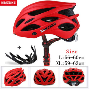 KINGBIKE HOT Bicycle Helmet Men Women MTB Road Cycling Helmets Ultralight Integrally-molded EPS+PC Bike helmet Capacete Ciclismo