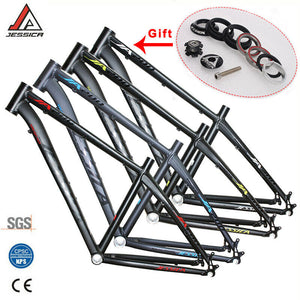 JESSICA 26er 16/17 inches MTB Frame Mountain Bike Frames For Bicycle Superlight Straiht Tube 44mm Frameset BSA 68mm