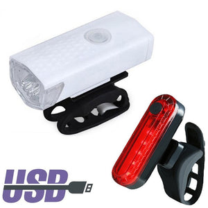 Bike Light USB Rechargeable 300 Lumen 3 Mode Bicycle Front Light Lamp Bike Headlight Cycling LED Flashlight Bike Accessories