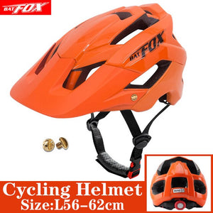 BATFOX Bicycle Helmet Matte Black Cycling Helmets MTB Road Mountain Bike Helmet Inner Cap casco Capacete Da Bicicleta Helmet
