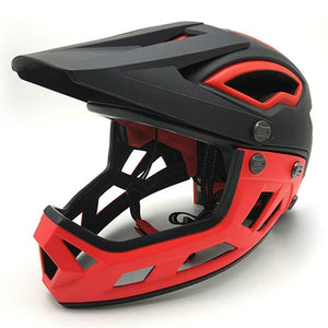 Adults Trainer Full Face Flip Up Racing Bicycle Helmet Downhill DH Fullface Motorcycle Avt MTB Mountain Safety Cycling Helmet