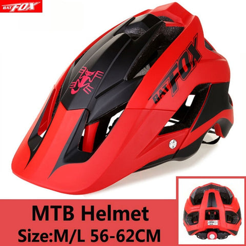 BATFOX Cycling Helmet Road Mountain bike helmet casco mtb Ultralight Bicycle Helmet Bike Cycling Helmet  capacetes para ciclismo