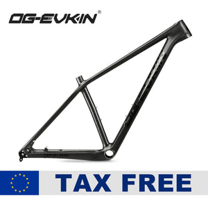 OG-EVKIN CF-052 27.5er/29er MTB Carbon Bike Frame 135xQR or 142x12 Thru Axle Disc Carbon Mountain Bike Frame BB92 Bicycle Frame