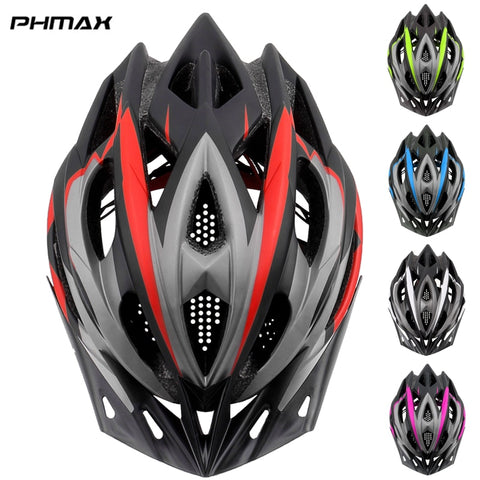 PHMAX 2020 Bicycle Cycling Helmet Ultralight EPS+PC Cover MTB Road Bike Helmet Integrally-mold Cycling Helmet Cycling Safely Cap