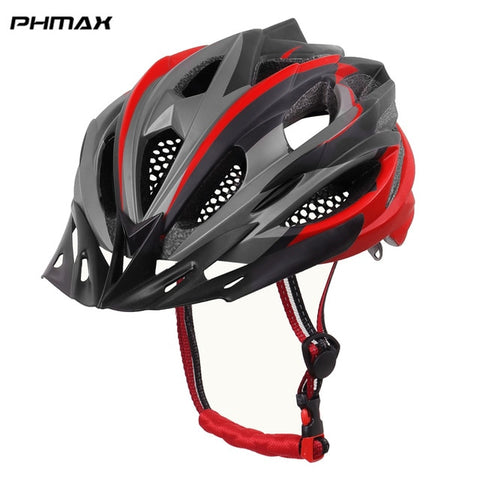 PHMAX 2020 Bicycle Cycling Helmet Ultralight EPS+PC Cover MTB Road Bike Helmet Integrally-mold Cycling Helmet Cycling Safely Cap