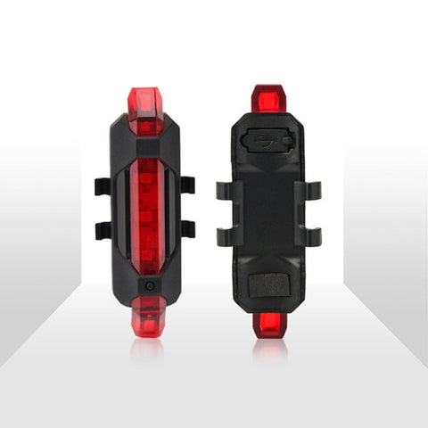 Bicycle light LED Taillight Rear Tail Safety Warning Cycling Portable Light 4 Modes USB Rechargeable Bicycle Light Flash Lights
