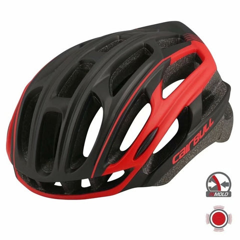 CAIRBULL Road Bicycle Helmet EPS Cascos Bicicleta with Tail Light Night PC Riding Helmet  MTB Bike Racing Carretera Helmet