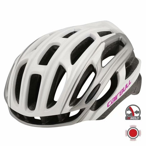 CAIRBULL Road Bicycle Helmet EPS Cascos Bicicleta with Tail Light Night PC Riding Helmet  MTB Bike Racing Carretera Helmet