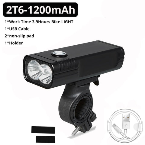 20000Lums Bicycle Light L2/T6 USB Rechargeable 5200mAh Bike Light IPX5 Waterproof LED Headlight  as Power Bank Bike Accessories