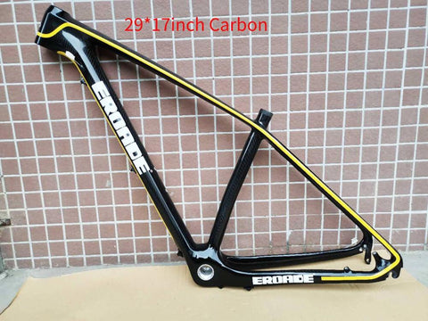 stock Full Carbon Disc Brake bicycle frame 26 27.5 29er Mountain Bike Frame 16/17inch Track MTB Bicycle Frameset bicycle parts