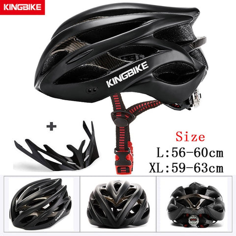 KINGBIKE HOT Bicycle Helmet Men Women MTB Road Cycling Helmets Ultralight Integrally-molded EPS+PC Bike helmet Capacete Ciclismo