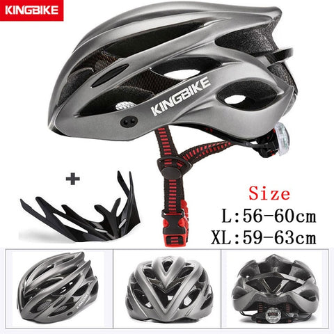 KINGBIKE HOT Bicycle Helmet Men Women MTB Road Cycling Helmets Ultralight Integrally-molded EPS+PC Bike helmet Capacete Ciclismo