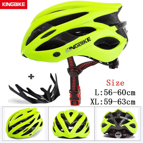 KINGBIKE HOT Bicycle Helmet Men Women MTB Road Cycling Helmets Ultralight Integrally-molded EPS+PC Bike helmet Capacete Ciclismo