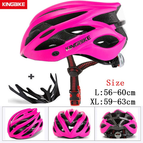 KINGBIKE HOT Bicycle Helmet Men Women MTB Road Cycling Helmets Ultralight Integrally-molded EPS+PC Bike helmet Capacete Ciclismo