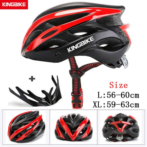 KINGBIKE HOT Bicycle Helmet Men Women MTB Road Cycling Helmets Ultralight Integrally-molded EPS+PC Bike helmet Capacete Ciclismo