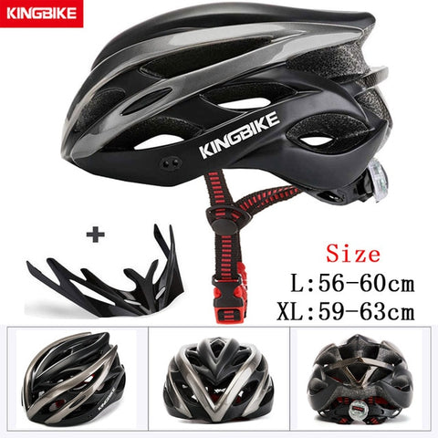 KINGBIKE HOT Bicycle Helmet Men Women MTB Road Cycling Helmets Ultralight Integrally-molded EPS+PC Bike helmet Capacete Ciclismo