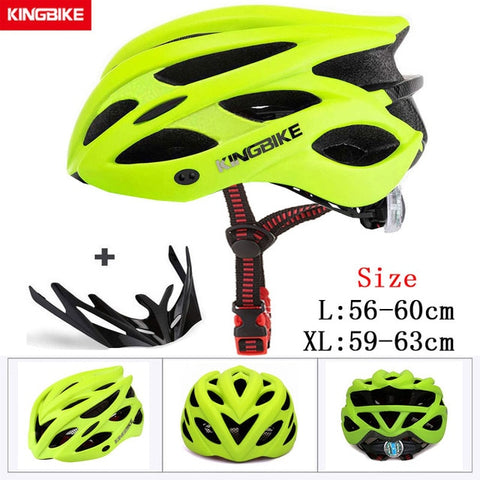 KINGBIKE HOT Bicycle Helmet Men Women MTB Road Cycling Helmets Ultralight Integrally-molded EPS+PC Bike helmet Capacete Ciclismo