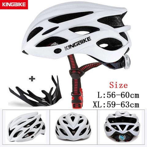 KINGBIKE HOT Bicycle Helmet Men Women MTB Road Cycling Helmets Ultralight Integrally-molded EPS+PC Bike helmet Capacete Ciclismo