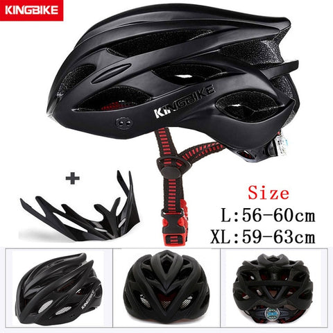 KINGBIKE HOT Bicycle Helmet Men Women MTB Road Cycling Helmets Ultralight Integrally-molded EPS+PC Bike helmet Capacete Ciclismo