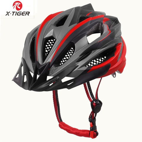 X-TIGER Cycling Helmet TRAIL XC Bicycle Helmet In-mold MTB Bike Helmet Road Mountain Bicycle Helmets Safety Cap Men Women