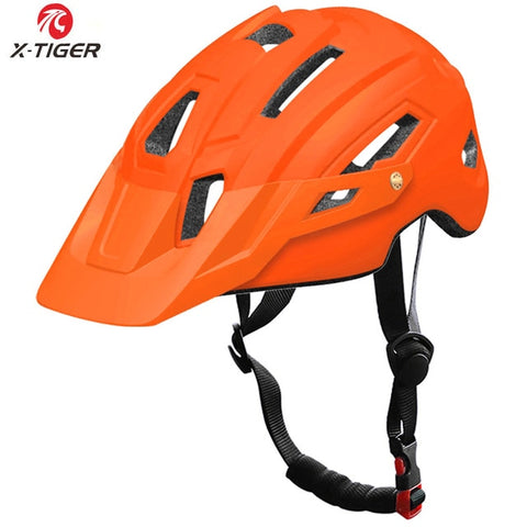 X-TIGER Cycling Helmet TRAIL XC Bicycle Helmet In-mold MTB Bike Helmet Road Mountain Bicycle Helmets Safety Cap Men Women
