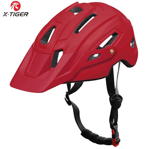 X-TIGER Cycling Helmet TRAIL XC Bicycle Helmet In-mold MTB Bike Helmet Road Mountain Bicycle Helmets Safety Cap Men Women