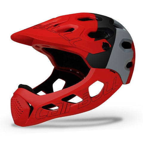 Mountain Adult Men Cycling Helmet Full Covered MTB Down Hill Full Face Women Bicycle Helmet Bike Helmet Extreme Sports Skating
