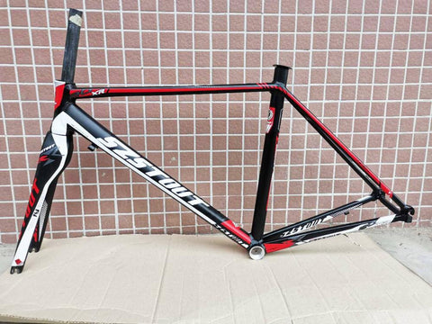 Last 1400g 700C road bike frame super light aluminum frame  Cbike frameset with carbon bicycle fork women's bike bicycle parts