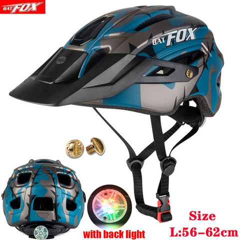 2019 Racing Bicycle Helmet with Light In-mold MTB Road Cycling Helmet for Men Women Ultralight Helmet Sport Safety Equipment