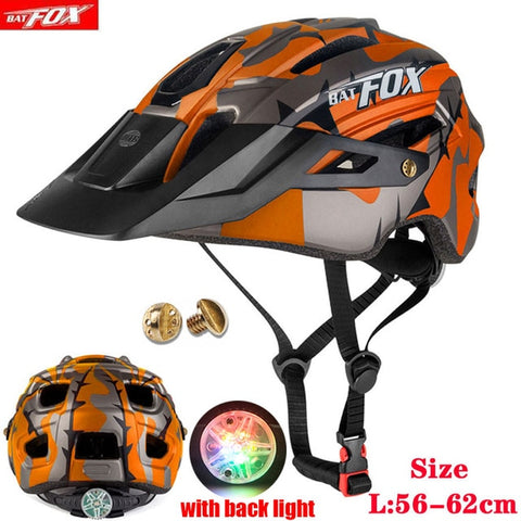 2019 Racing Bicycle Helmet with Light In-mold MTB Road Cycling Helmet for Men Women Ultralight Helmet Sport Safety Equipment