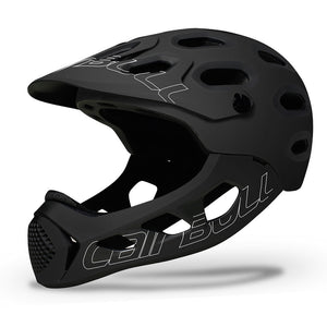 Cairbull Adult Full Face Bike Helmet MTB Mountain Road Bicycle Full Covered Helmet Motorcycle DH Downhill Cycling Helmet TRAIL