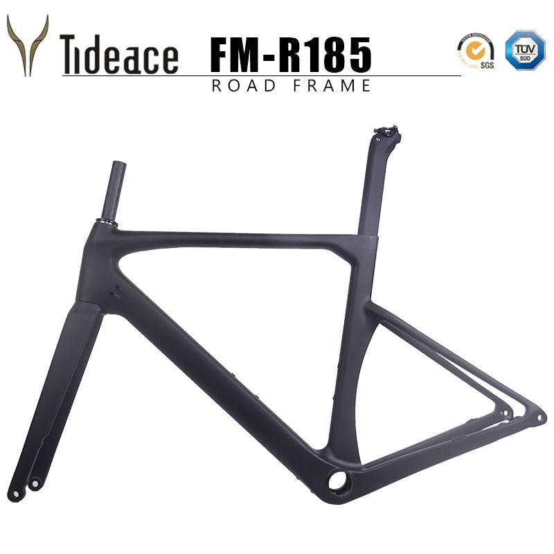 New disc brake carbon road frame 142*12mm UD carbon fiber road bike frame Di2 carbon bicycle frameset disc brake