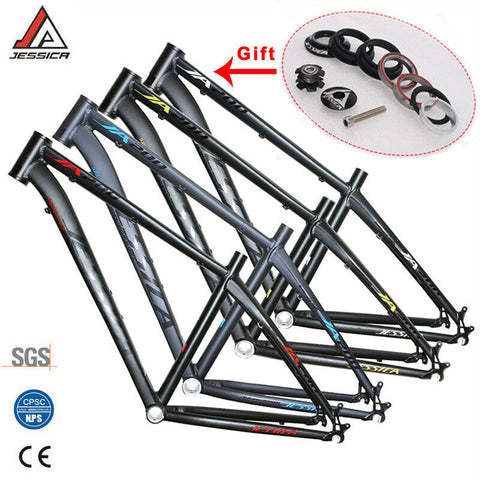 JESSICA  26er 16/17 inches MTB Frame Mountain Bike Frames For Bicycle Superlight Straiht Tube 44mm Frameset BSA 68mm