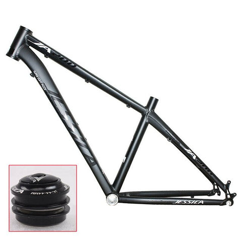 JESSICA  26er 16/17 inches MTB Frame Mountain Bike Frames For Bicycle Superlight Straiht Tube 44mm Frameset BSA 68mm