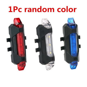 Bike Light 4 Modes Waterproof Rear LED Taillight Bicycle Light Usb Safety Warning Charging Cycling Light Bike Accessories