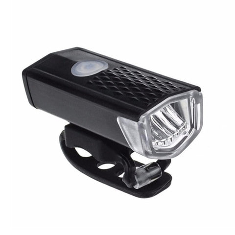 Bike Light USB Rechargeable 300 Lumen 3 Mode Bicycle Front Light Lamp Bike Headlight Cycling LED Flashlight Bike Accessories
