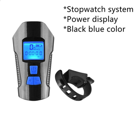 Bicycle Light Set Bike Front Light Rechargeable Bicycle Computer Light With Horn Cycling Flashlight Headlight Led Bike Tail Lamp