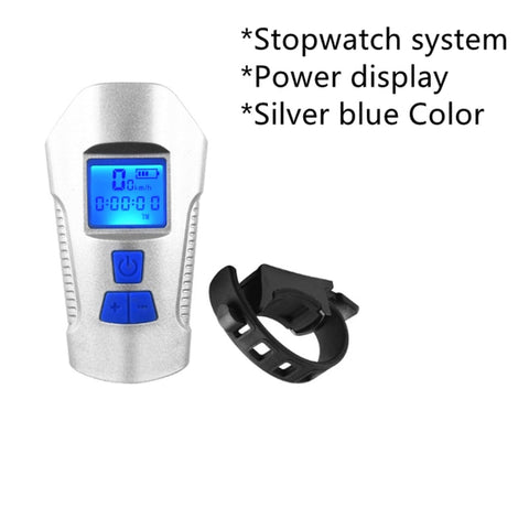Bicycle Light Set Bike Front Light Rechargeable Bicycle Computer Light With Horn Cycling Flashlight Headlight Led Bike Tail Lamp