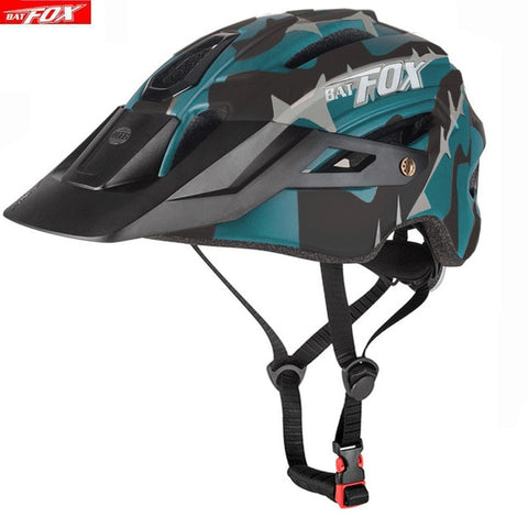 2020 New Batfox Bicycle Helmet for Adult Men Women MTB Bike Mountain Road Cycling Safety Outdoor Sports Safty Helmet