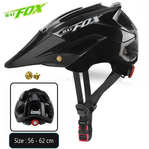 2020 New Batfox Bicycle Helmet for Adult Men Women MTB Bike Mountain Road Cycling Safety Outdoor Sports Safty Helmet