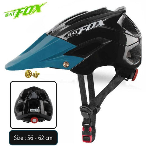 2020 New Batfox Bicycle Helmet for Adult Men Women MTB Bike Mountain Road Cycling Safety Outdoor Sports Safty Helmet