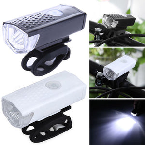 Bike Light 3 Modes 300 Lumens LED  For Bicycle Light Usb Rechargeable Front Light Lamp Headlight Cycling Light Bike Accessories