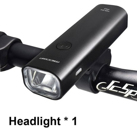 MICCGIN LED Bike Super Bright Front Rear Bicycle Light Set Lantern For Cycling Flashlight USB Rechargeable COB Lamp Accessories