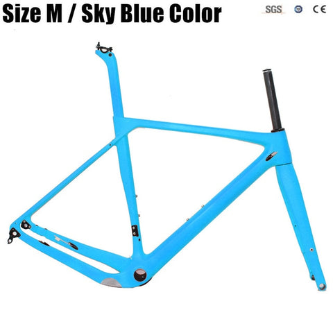 Toray Full Carbon Fiber Gravel Bike Full Carbon Gravel Bicycle Frame 700*40c 142*12 Size S/M/L/XL Cyclocross Road Bike Frameset
