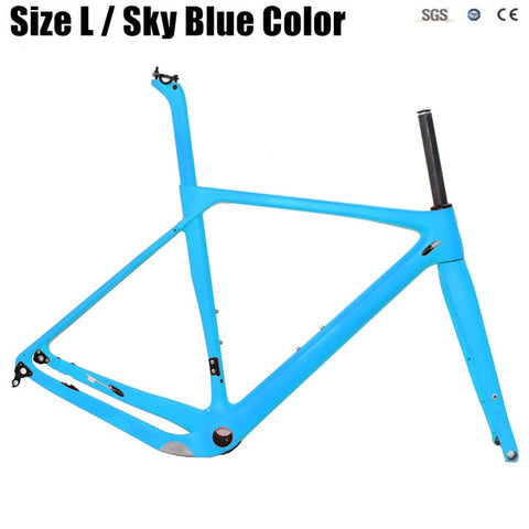 Toray Full Carbon Fiber Gravel Bike Full Carbon Gravel Bicycle Frame 700*40c 142*12 Size S/M/L/XL Cyclocross Road Bike Frameset