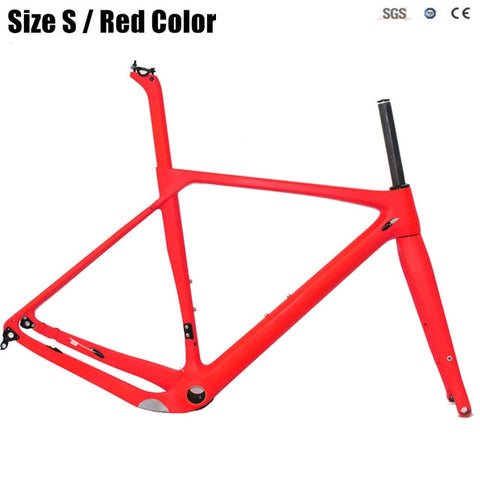 Toray Full Carbon Fiber Gravel Bike Full Carbon Gravel Bicycle Frame 700*40c 142*12 Size S/M/L/XL Cyclocross Road Bike Frameset